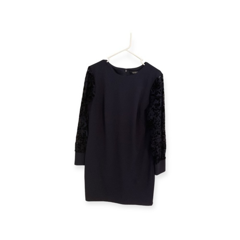 Women’s navy blue, black label Lauren Ralph Lauren dress, size 12‎